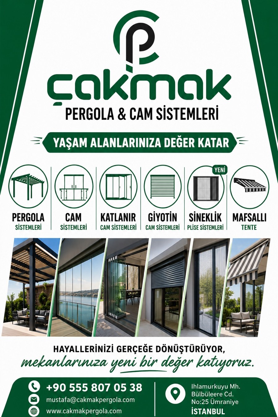 Çakmak Pergola broşür